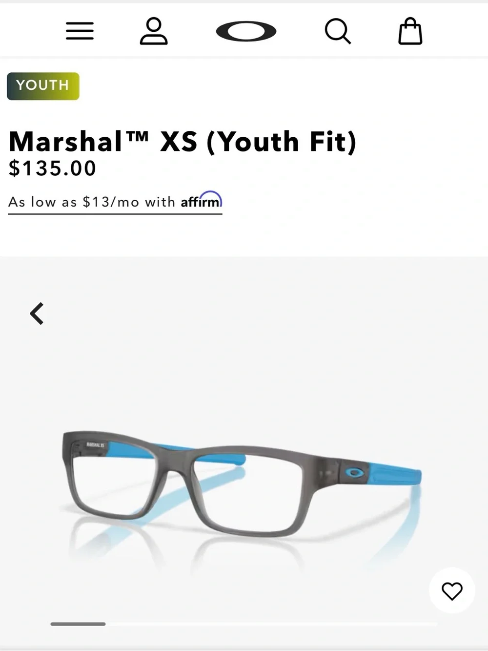 Oakley Youth Marshall XS Eyeglasses